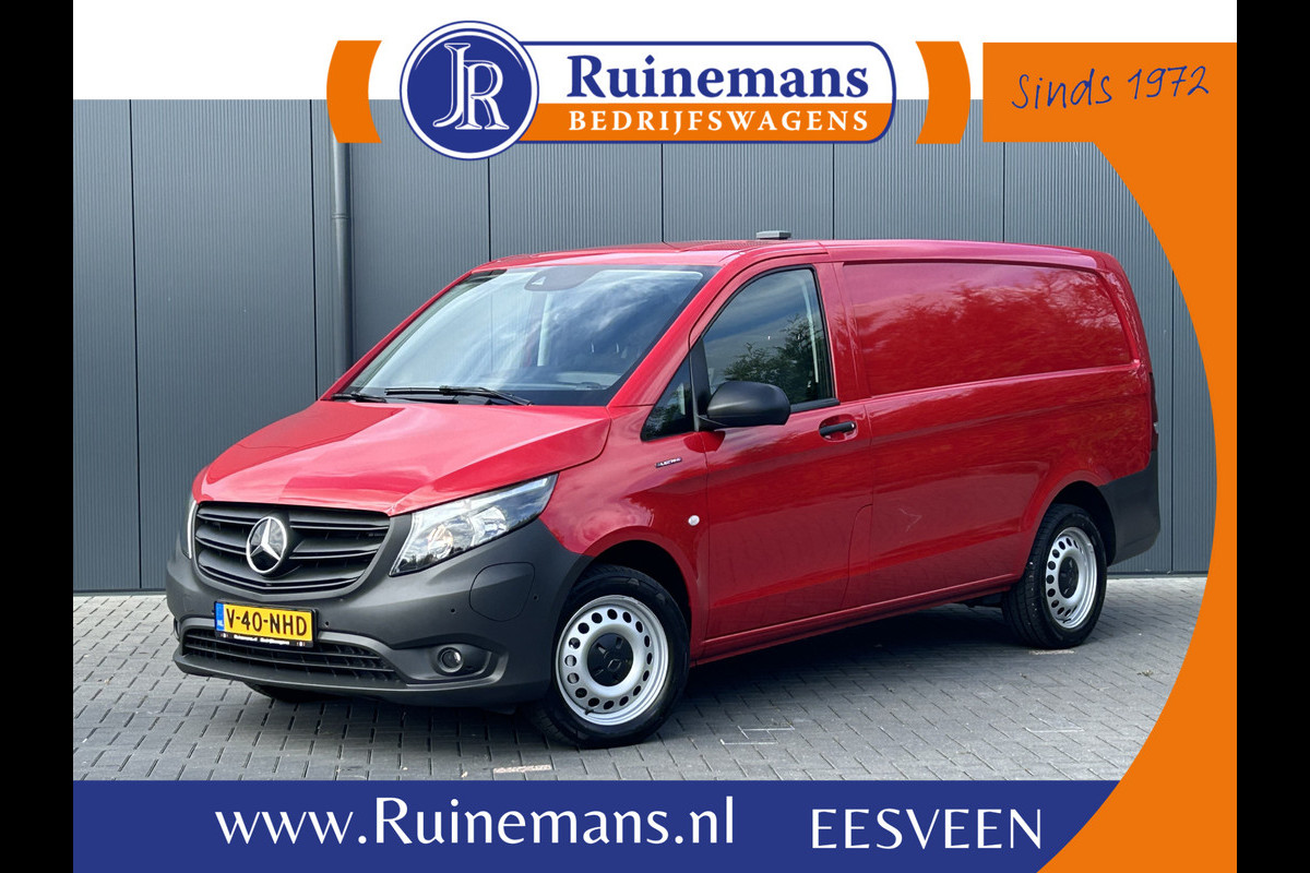 Mercedes-Benz eVito 66 kWh 116 PK BPM VRIJ / 14.706 KM !! / L2H1 / AUTOMAAT / ACHTERKLEP / AIRCO / CRUISE / NAVI / CARPLAY / STOELVERWARMING / 3-ZIT