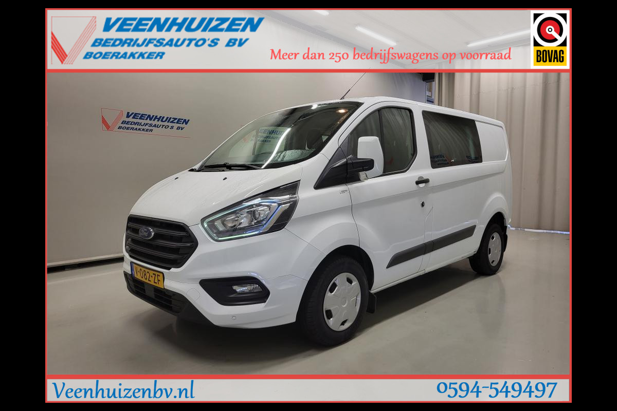 Ford Transit Custom 2.0TDCI Dubbele Cabine Euro 6!
