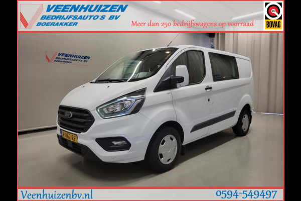Ford Transit Custom 2.0TDCI Dubbele Cabine Euro 6!