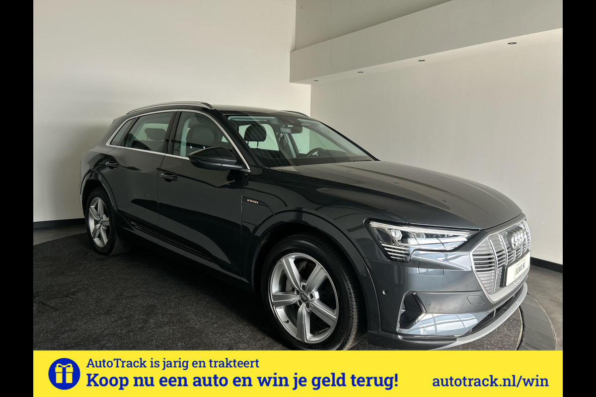 Audi e-tron 50 quattro Launch edition 71 kWh | Luchtvering | Parkeersensoren voor en achter | Aluminium dakreling