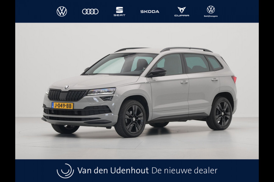 Škoda Karoq 1.5 TSI ACT 150pk DSG Sportline Business Navigatie CantonSound Stoelverwarming Camera Carplay Sideassist 199