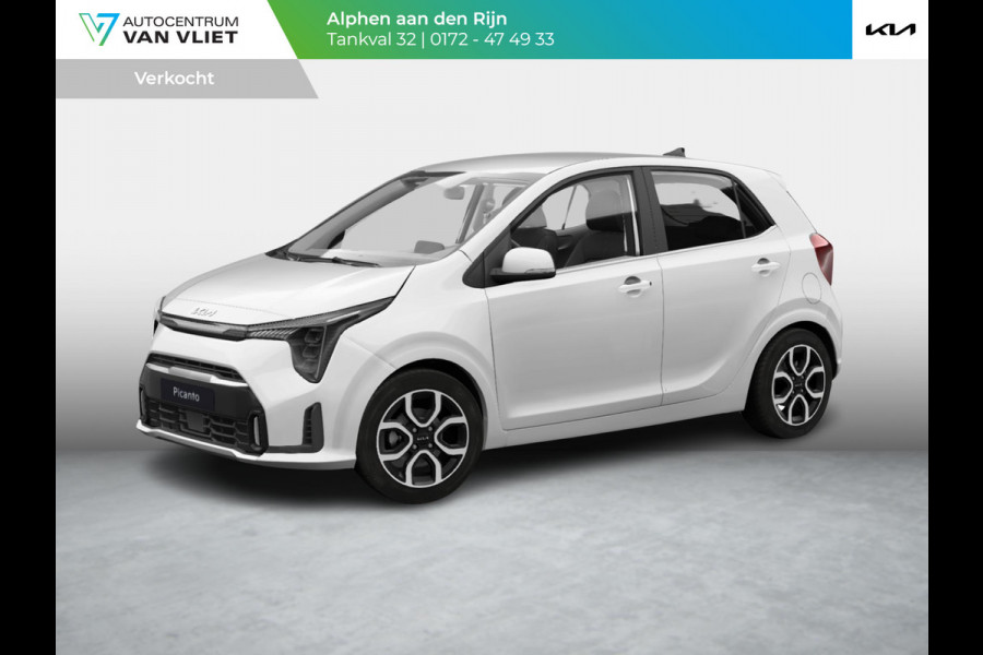 Kia Picanto 1.0 DPI ExecutiveLine | Snel leverbaar | Stoel en stuurverwarming| Keyless| Navigatie| LED