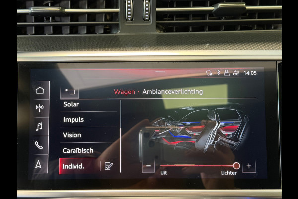 Audi A6 Avant RS 6 TFSI quattro AUT. KERAMISCHE SCHIJVEN PANORAMADAK HEAD-UP KEYLESS LEDER CAMERA AMBIANCE APPLE CARPLAY NAVIGATIE