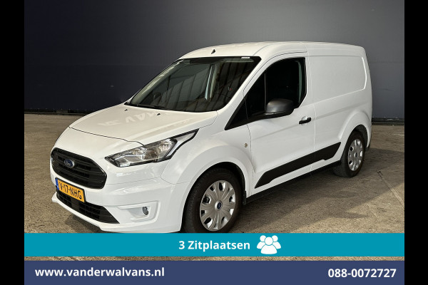 Ford Transit Connect 1.5 EcoBlue L1H1 Euro6 Airco | 3-Zits | Trekhaak | Parkeersensoren | Verwarmde voorruit Bijrijdersbank