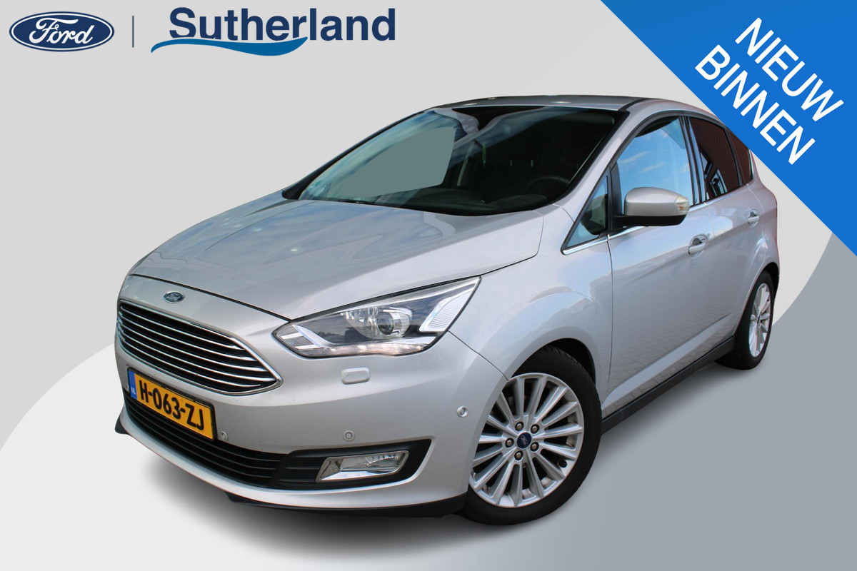 Ford C-MAX 1.0 EcoBoost 125 PK Titanium | Camera | Winterpack | Navigatie | 17 INCH Lichtmetalen Velgen | Climate Control | Cruise Control | Privacy Glass | Half lederen bekleding | Dealeronderhouden