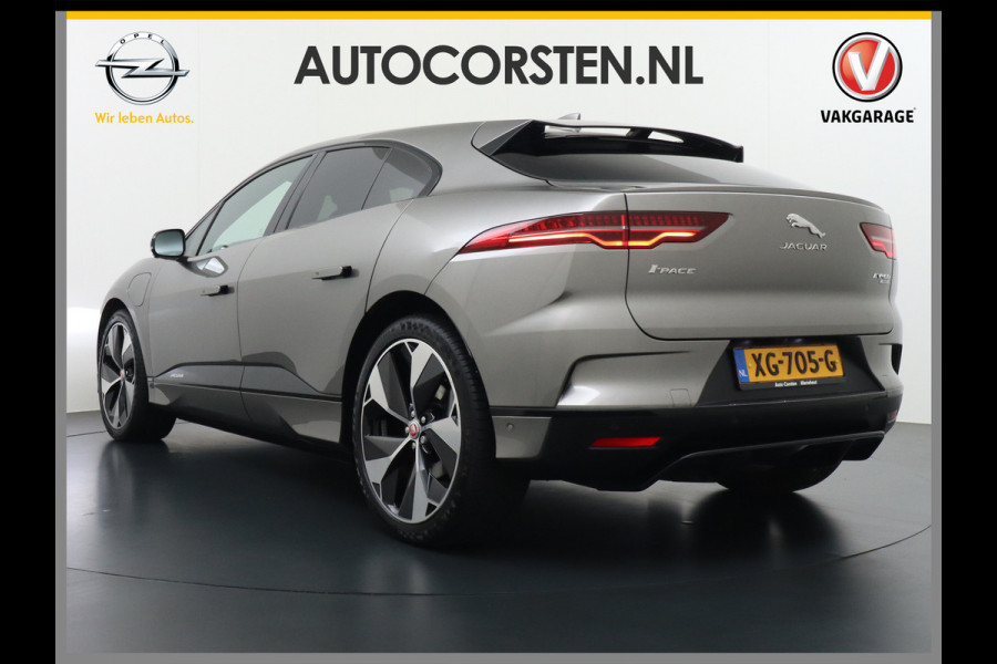 Jaguar I-PACE EV400 First Edition HSE 90kWh AWD Luchtvering Meridian®-Surround Audio Leder Memory Panoramadak 360°Camera Adap.Cruise Apple Car Lmv 22" DAB Bluetooth Led Stuur-Stoel-Achterbank-Voorruitverwarming Elek.Achterklep Zeer compleet, nieuwprijs €107.035 Origineel Nederlandse Auto