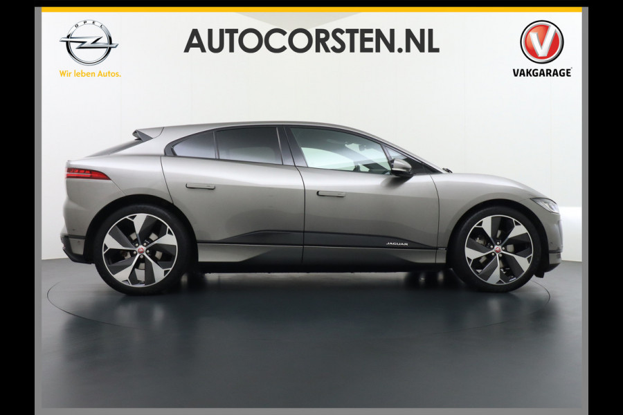 Jaguar I-PACE EV400 First Edition HSE 90kWh AWD Luchtvering Meridian®-Surround Audio Leder Memory Panoramadak 360°Camera Adap.Cruise Apple Car Lmv 22" DAB Bluetooth Led Stuur-Stoel-Achterbank-Voorruitverwarming Elek.Achterklep Zeer compleet, nieuwprijs €107.035 Origineel Nederlandse Auto