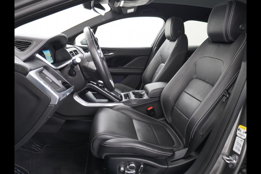Jaguar I-PACE EV400 First Edition HSE 90kWh AWD Luchtvering Meridian®-Surround Audio Leder Memory Panoramadak 360°Camera Adap.Cruise Apple Car Lmv 22" DAB Bluetooth Led Stuur-Stoel-Achterbank-Voorruitverwarming Elek.Achterklep Zeer compleet, nieuwprijs €107.035 Origineel Nederlandse Auto