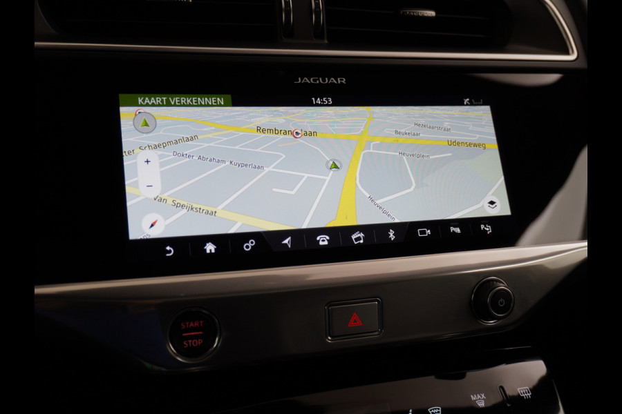 Jaguar I-PACE EV400 First Edition HSE 90kWh AWD Luchtvering Meridian®-Surround Audio Leder Memory Panoramadak 360°Camera Adap.Cruise Apple Car Lmv 22" DAB Bluetooth Led Stuur-Stoel-Achterbank-Voorruitverwarming Elek.Achterklep Zeer compleet, nieuwprijs €107.035 Origineel Nederlandse Auto