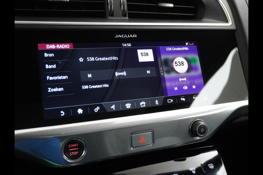 Jaguar I-PACE EV400 First Edition HSE 90kWh AWD Luchtvering Meridian®-Surround Audio Leder Memory Panoramadak 360°Camera Adap.Cruise Apple Car Lmv 22" DAB Bluetooth Led Stuur-Stoel-Achterbank-Voorruitverwarming Elek.Achterklep Zeer compleet, nieuwprijs €107.035 Origineel Nederlandse Auto
