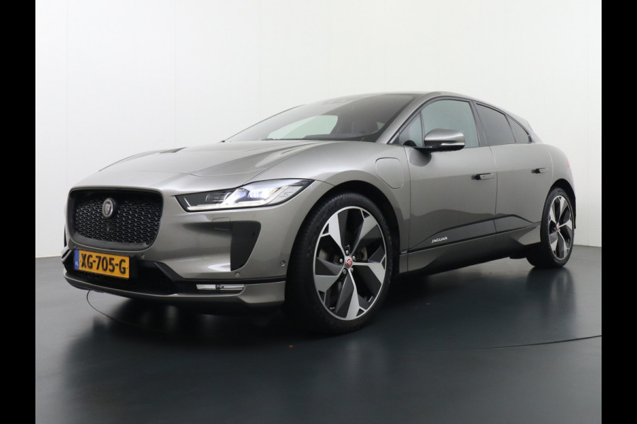 Jaguar I-PACE EV400 First Edition HSE 90kWh AWD Luchtvering Meridian®-Surround Audio Leder Memory Panoramadak 360°Camera Adap.Cruise Apple Car Lmv 22" DAB Bluetooth Led Stuur-Stoel-Achterbank-Voorruitverwarming Elek.Achterklep Zeer compleet, nieuwprijs €107.035 Origineel Nederlandse Auto