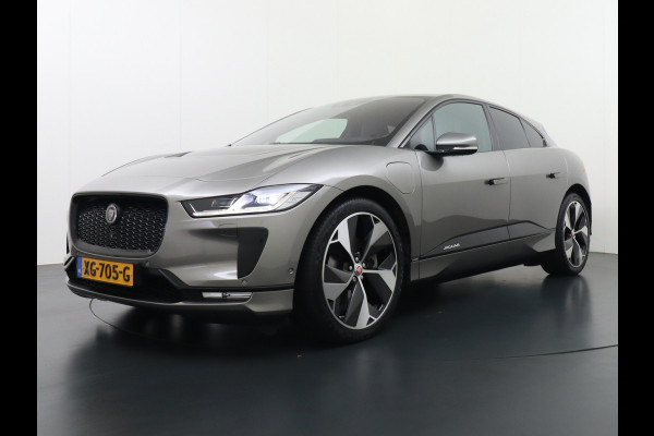 Jaguar I-PACE EV400 First Edition HSE 90kWh AWD Luchtvering Meridian®-Surround Audio Leder Memory Panoramadak 360°Camera Adap.Cruise Apple Car Lmv 22" DAB Bluetooth Led Stuur-Stoel-Achterbank-Voorruitverwarming Elek.Achterklep Zeer compleet, nieuwprijs €107.035 Origineel Nederlandse Auto