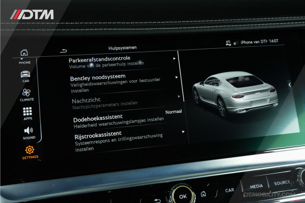 Bentley Continental GT 6.0 W12 | Massage | 360 | Lederen Hemel | Apple CarPlay |