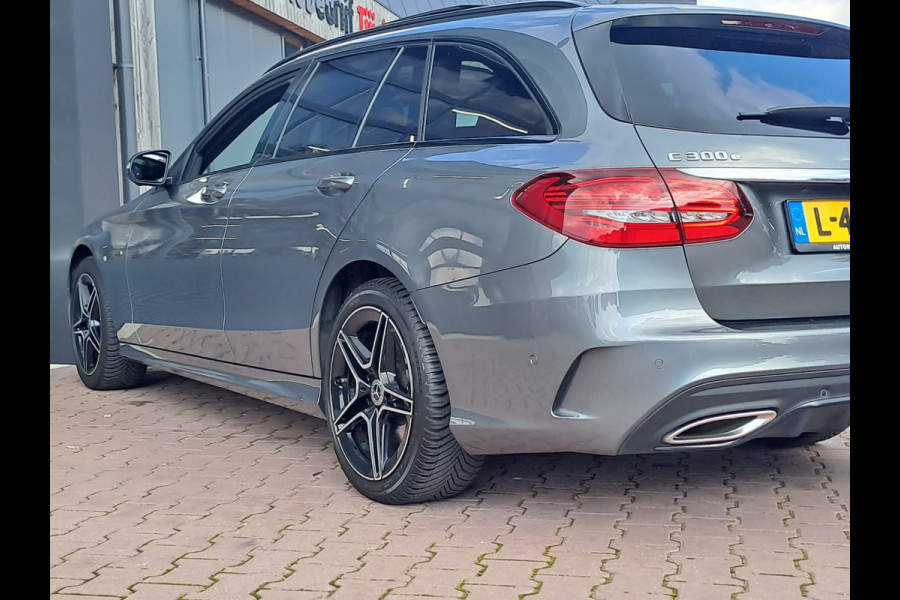 Mercedes-Benz C-Klasse Estate 300 e Business Plus Solution AMG Limited | Pano | Trekhaak | Multibeam | 360° camera | Leder/alcantara | Stoelverwarming | Elek. achterklep | Vol |