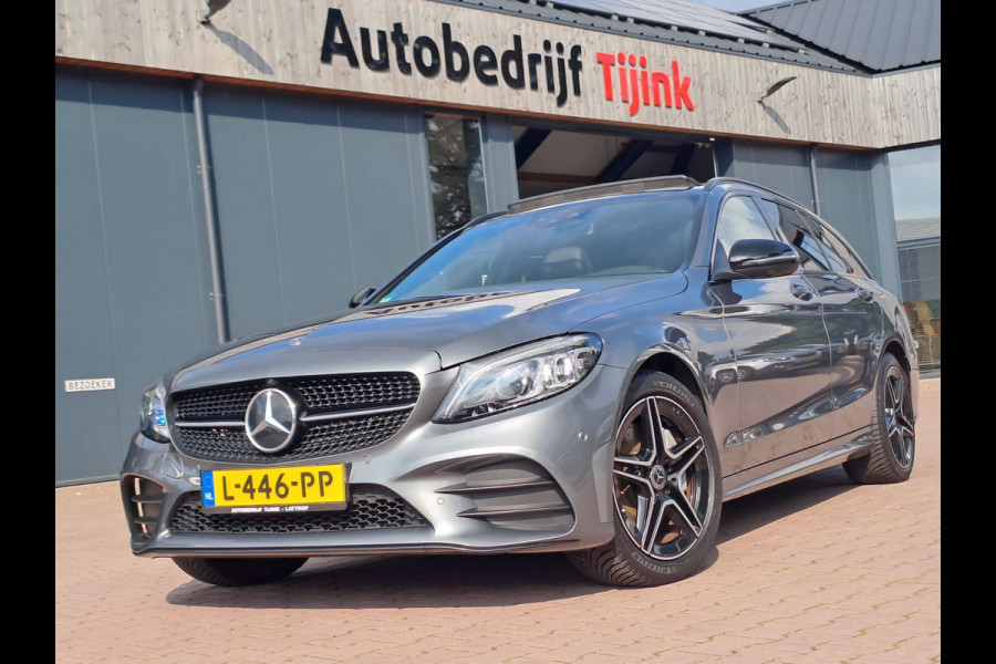 Mercedes-Benz C-Klasse Estate 300 e Business Plus Solution AMG Limited | Pano | Trekhaak | Multibeam | 360° camera | Leder/alcantara | Stoelverwarming | Elek. achterklep | Vol |