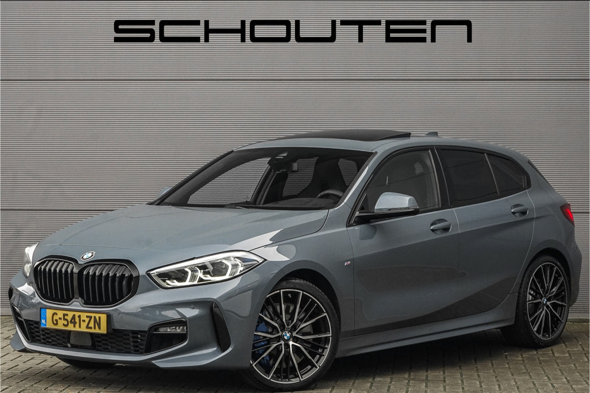 BMW 1-serie 118i High Ex M-Sport Shadow Pano Leder 18"