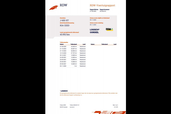Kia Ceed Sportswagon 1.0 T-GDi DynamicPlusLine 43.592 KM NAP!! FM nav / Clima / LM