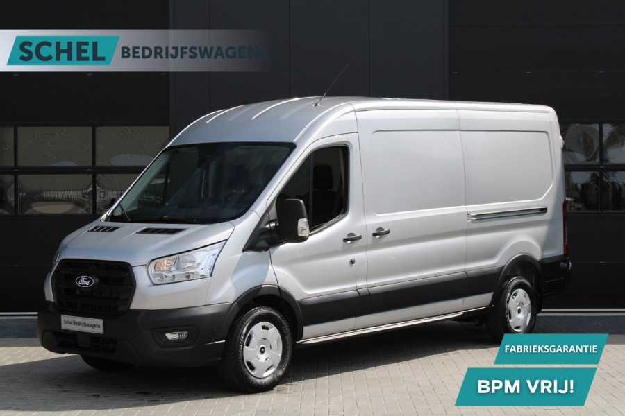 Ford Transit 350 2.0 TDCI L3H2 Trend 165pk - Facelift - 2x Schuifdeur - 360 Camera - Trekhaak - ACC - Stoel & Stoelverwarming - Blind Spot -