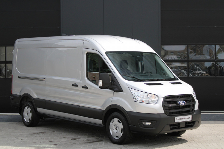 Ford Transit 350 2.0 TDCI L3H2 Trend 165pk - Facelift - 2x Schuifdeur - 360 Camera - Trekhaak - ACC - Stoel & Stoelverwarming - Blind Spot -