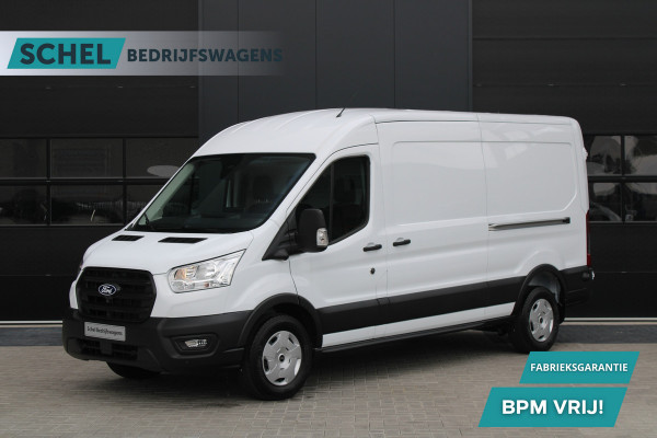 Ford Transit 350 2.0 TDCI L3H2 Trend 165pk - Facelift - 2x Schuifdeur - 360 Camera - Trekhaak - ACC - Stoel & Stoelverwarming - Blind Spot -