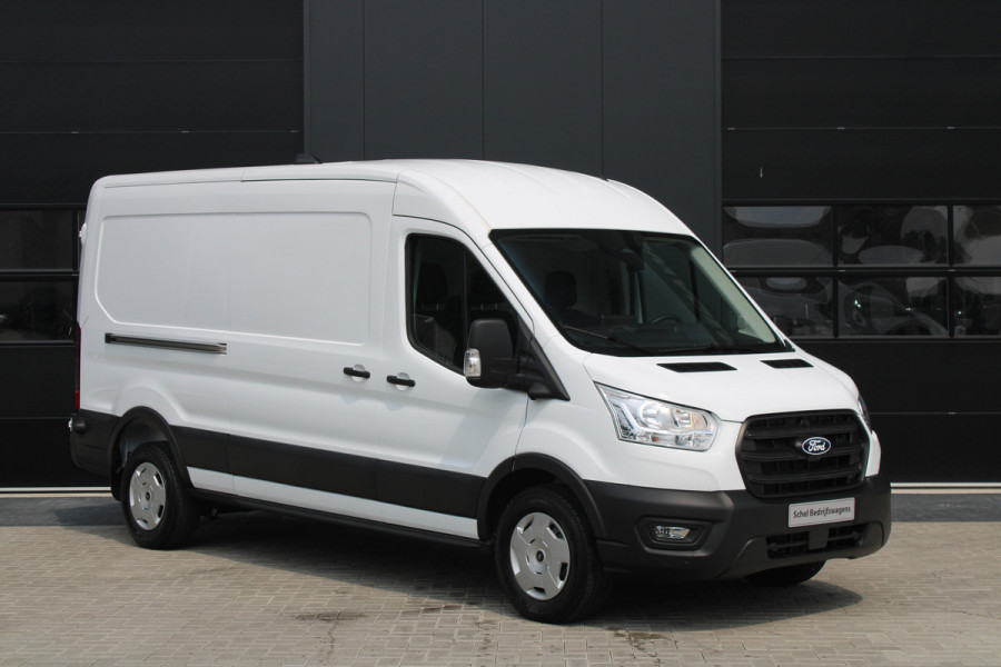 Ford Transit 350 2.0 TDCI L3H2 Trend 165pk - Facelift - 2x Schuifdeur - 360 Camera - Trekhaak - ACC - Stoel & Stoelverwarming - Blind Spot -