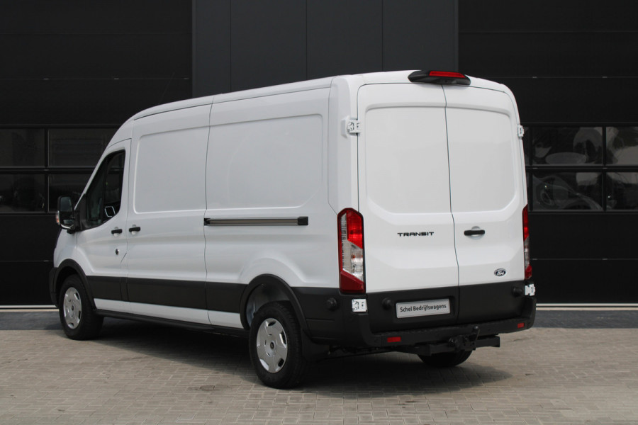 Ford Transit 350 2.0 TDCI L3H2 Trend 165pk - Facelift - 2x Schuifdeur - 360 Camera - Trekhaak - ACC - Stoel & Stoelverwarming - Blind Spot -
