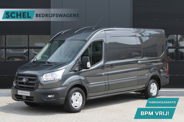 Ford Transit 350 2.0 TDCI L3H2 Trend 165pk - Facelift - 2x Schuifdeur - 360 Camera - Trekhaak - ACC - Stoel & Stoelverwarming - Blind Spot -