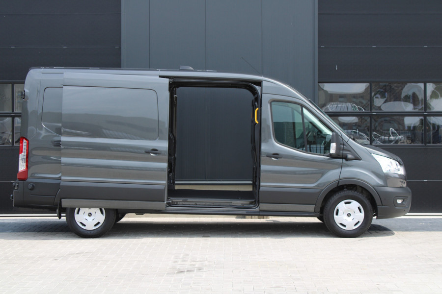Ford Transit 350 2.0 TDCI L3H2 Trend 165pk - Facelift - 2x Schuifdeur - 360 Camera - Trekhaak - ACC - Stoel & Stoelverwarming - Blind Spot -