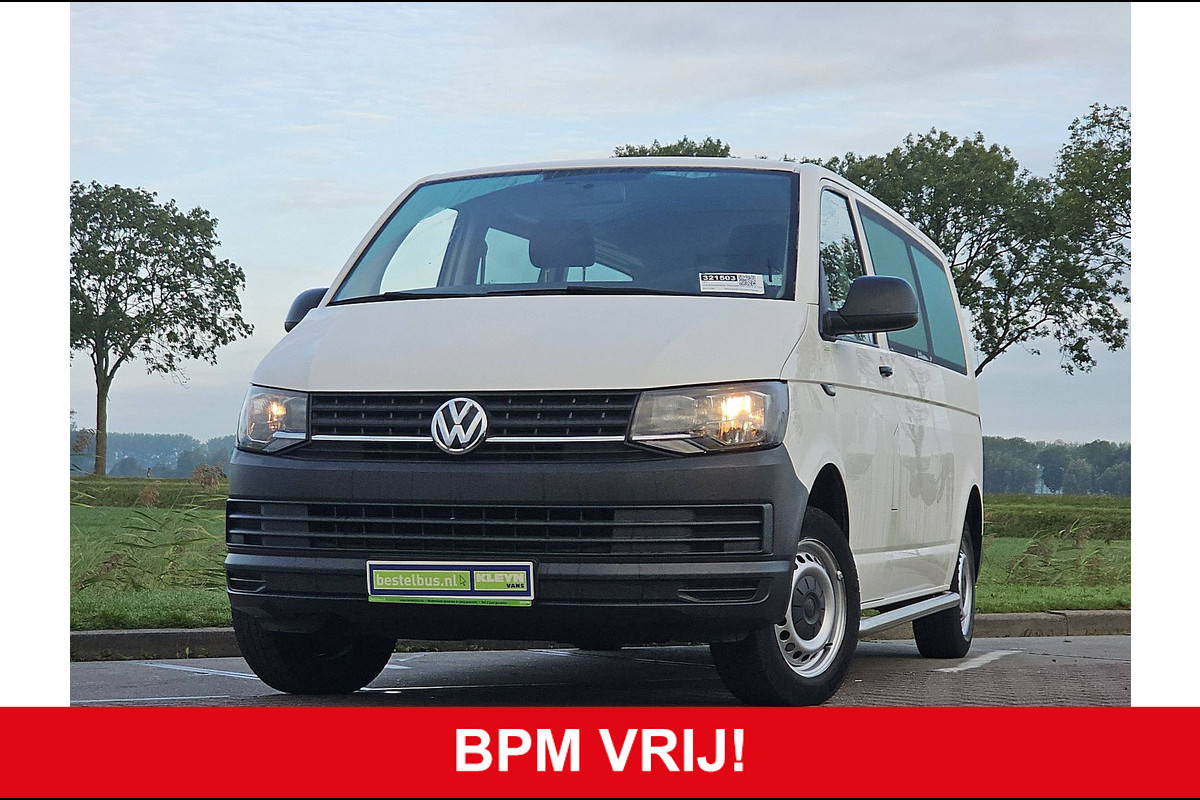 Volkswagen Transporter Kombi 2.0 TDI L2H1 Combi Personenbus BPM Vrij 9 persoons Airco Euro6 84 PK!