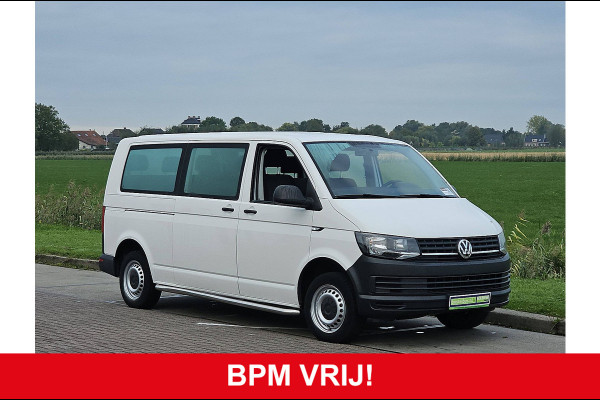 Volkswagen Transporter Kombi 2.0 TDI L2H1 Combi Personenbus BPM Vrij 9 persoons Airco Euro6 84 PK!