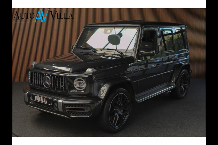 Mercedes-Benz G63 AMG Panodak Carbon Burmester Leer 360 PTS Open dak Navi Memory Stoelventilatie Stoelverwarming Climate NL auto