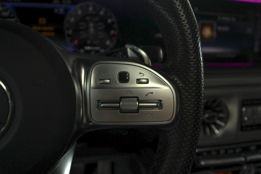 Mercedes-Benz G63 AMG Panodak Carbon Burmester Leer 360 PTS Open dak Navi Memory Stoelventilatie Stoelverwarming Climate NL auto