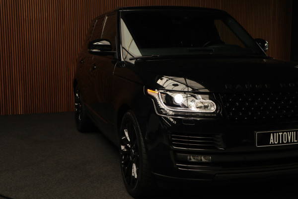 Land Rover Range Rover 3.0 TDV6 HSE Black Pack Pano Meridian Carplay 22'' LM velgen Leer Navi Camera ACC Zwarte binnenhemel Climate (3-zone)