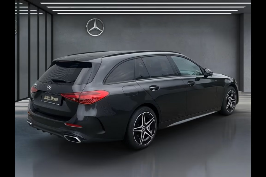 Mercedes-Benz C-Klasse Estate 300e AMG ** LED, MBUX+, PANO, TREKH, WINTER-, MEMORY-, KEYLESS-PACK ** 1e EIG - UNFALLFREI ** ** INFORMEER OOK NAAR ONZE AANTREKKELIJKE FINANCIAL-LEASE TARIEVEN **