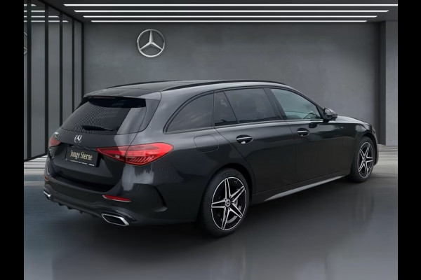 Mercedes-Benz C-Klasse Estate 300e AMG ** LED, MBUX+, PANO, TREKH, WINTER-, MEMORY-, KEYLESS-PACK ** 1e EIG - UNFALLFREI ** ** INFORMEER OOK NAAR ONZE AANTREKKELIJKE FINANCIAL-LEASE TARIEVEN **