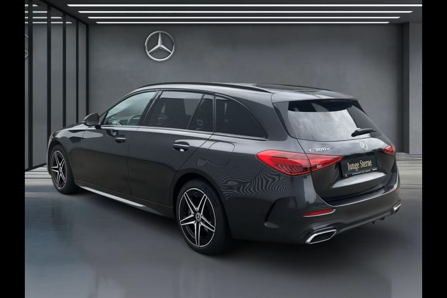 Mercedes-Benz C-Klasse Estate 300e AMG ** LED, MBUX+, PANO, TREKH, WINTER-, MEMORY-, KEYLESS-PACK ** 1e EIG - UNFALLFREI ** ** INFORMEER OOK NAAR ONZE AANTREKKELIJKE FINANCIAL-LEASE TARIEVEN **