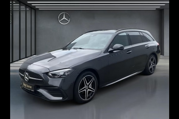 Mercedes-Benz C-Klasse Estate 300e AMG ** LED, MBUX+, PANO, TREKH, WINTER-, MEMORY-, KEYLESS-PACK ** 1e EIG - UNFALLFREI ** ** INFORMEER OOK NAAR ONZE AANTREKKELIJKE FINANCIAL-LEASE TARIEVEN **