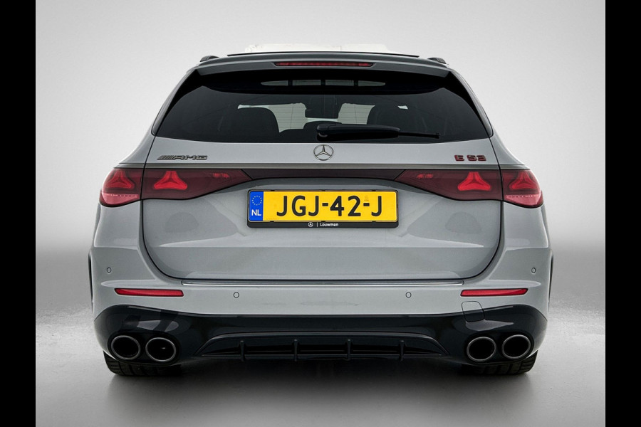 Mercedes-Benz E-Klasse Estate Mercedes-AMG 53 4MATIC+ Night Pakket 1+2 | Panorama Schuif-Kanteldak | 21 Inch AMG Velgen | Burmester® | Trekhaak | AMG Real Performance Sound. Inclusief 24 maanden MB Certified garantie voor Europa. Mercedes-Benz E-Klasse Estate Mercedes-AMG 53 4MATIC+ Night Pakket 1+2 | Panorama Schuif-Kanteldak | 21 Inch AMG Velgen | Burmester® | Trekhaak | AMG Real Performance Sound. Inclusief 24 maanden MB Certified garantie voor Europa.