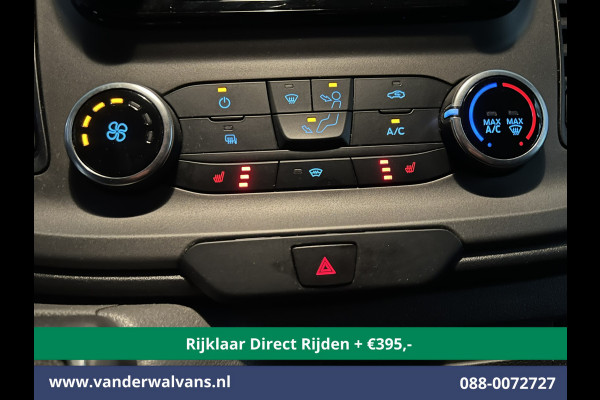 Ford Transit Custom 2.0 TDCI 130pk Automaat L1H1 Euro6 *Rijklaar Direct Rijden* Airco | LED | Apple Carplay | Cruisecontrol | Trekhaak Parkeersensoren, Stoelverwarming, Verwarmde voorruit, Dakdragers