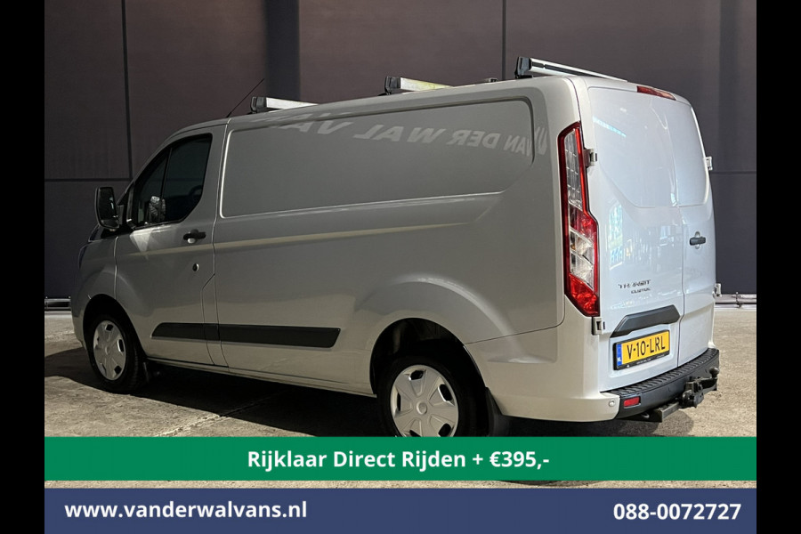Ford Transit Custom 2.0 TDCI 130pk Automaat L1H1 Euro6 *Rijklaar Direct Rijden* Airco | LED | Apple Carplay | Cruisecontrol | Trekhaak Parkeersensoren, Stoelverwarming, Verwarmde voorruit, Dakdragers