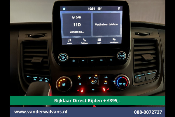 Ford Transit Custom 2.0 TDCI 130pk Automaat L1H1 Euro6 *Rijklaar Direct Rijden* Airco | LED | Apple Carplay | Cruisecontrol | Trekhaak Parkeersensoren, Stoelverwarming, Verwarmde voorruit, Dakdragers