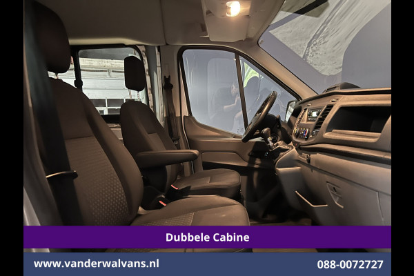 Ford Transit 2.0 TDCI 131pk L3H2 Dubbele Cabine Euro6 Airco | 6-Zits | LED | 2500kg Trekhaak | Cruisecontrol Verwarmde voorruit, Parkeersensoren Ford Transit 2.0 TDCI 131pk L3H2 Dubbele Cabine Euro6 Airco | 6-Zits | LED | 2500kg Trekhaak | Cruisecontrol Verwarmde voorruit, Parkeersensoren
