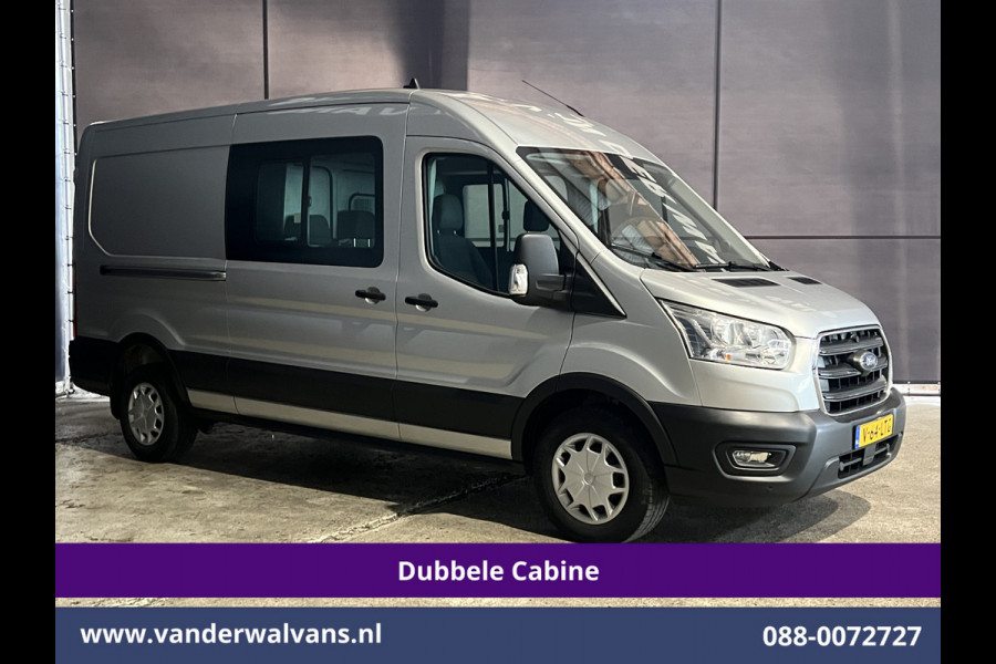 Ford Transit 2.0 TDCI 131pk L3H2 Dubbele Cabine Euro6 Airco | 6-Zits | LED | 2500kg Trekhaak | Cruisecontrol Verwarmde voorruit, Parkeersensoren Ford Transit 2.0 TDCI 131pk L3H2 Dubbele Cabine Euro6 Airco | 6-Zits | LED | 2500kg Trekhaak | Cruisecontrol Verwarmde voorruit, Parkeersensoren