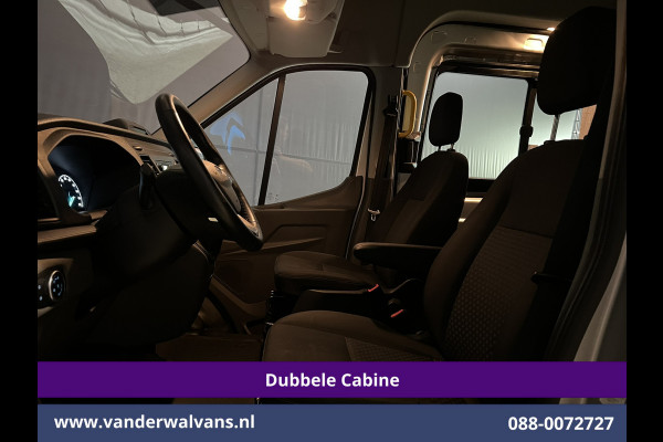Ford Transit 2.0 TDCI 131pk L3H2 Dubbele Cabine Euro6 Airco | 6-Zits | LED | 2500kg Trekhaak | Cruisecontrol Verwarmde voorruit, Parkeersensoren Ford Transit 2.0 TDCI 131pk L3H2 Dubbele Cabine Euro6 Airco | 6-Zits | LED | 2500kg Trekhaak | Cruisecontrol Verwarmde voorruit, Parkeersensoren