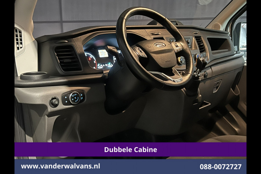 Ford Transit 2.0 TDCI 131pk L3H2 Dubbele Cabine Euro6 Airco | 6-Zits | LED | 2500kg Trekhaak | Cruisecontrol Verwarmde voorruit, Parkeersensoren Ford Transit 2.0 TDCI 131pk L3H2 Dubbele Cabine Euro6 Airco | 6-Zits | LED | 2500kg Trekhaak | Cruisecontrol Verwarmde voorruit, Parkeersensoren