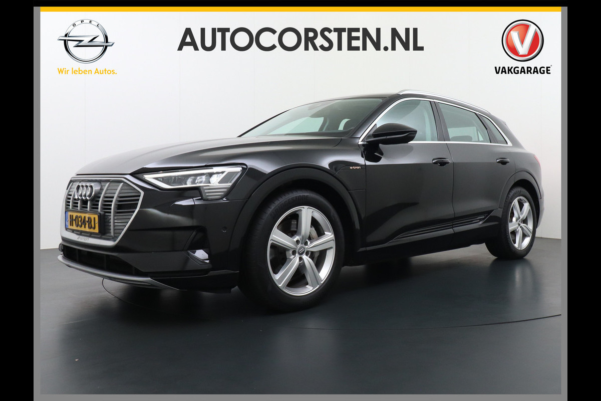 Audi e-tron 50 Quattro Launch Edition Plus 71kWh Leder SOH=91% Panoramadak Adap.Cruise Android Auto Wireless Apple Carplay Navi Ecc Luchtver Memory Stoelverwarming Led Elek.Achterklep Keyless 1e Eigenaar Origineel Nederlandse Auto