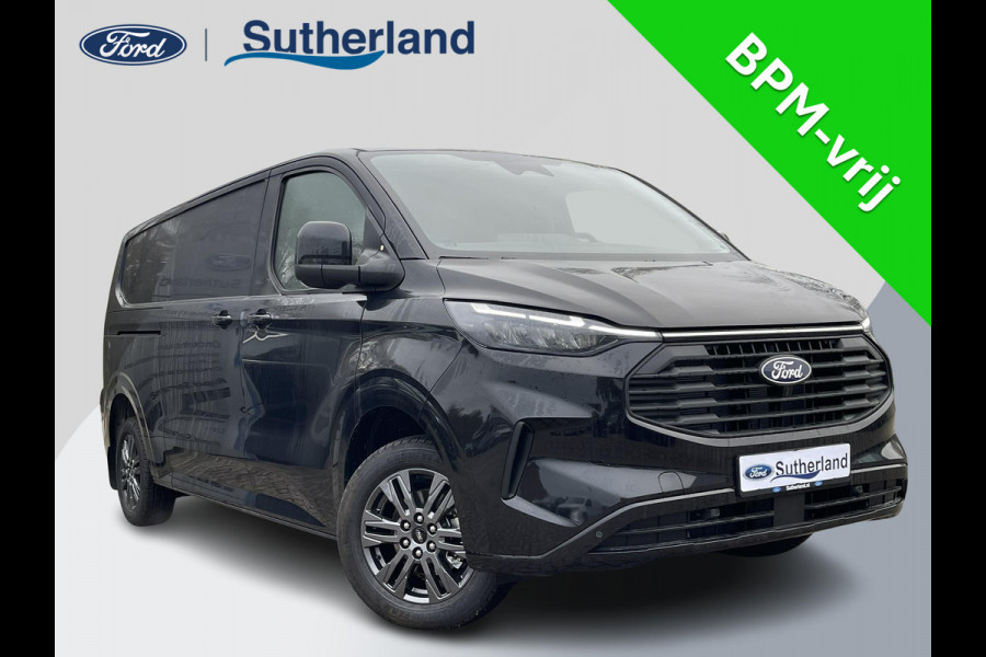 Ford Transit Custom 300 2.0 TDCI L2H1 Limited Nieuw |  SCI| 136pk | 17 inch | Draadloos opladen | Adaptive cruise control | Navigatie | Dodehoeksensoren | Verwarmbaar stuurwiel | Roetfilter regeneratie | Reservewiel