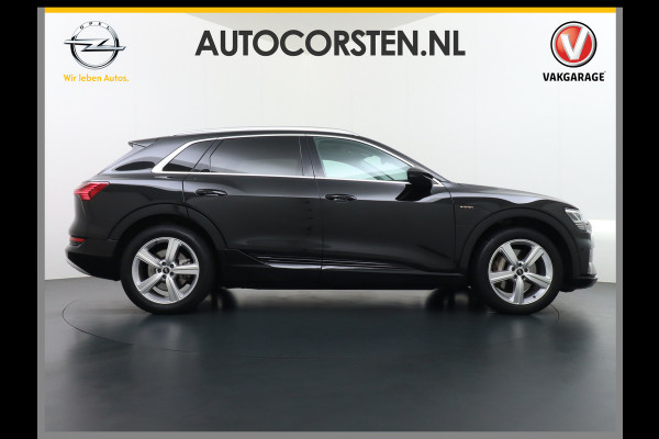 Audi e-tron 55 Quattro 95kWh 408PK Trekhaak Leder/Alcantara Panoramadak Adap.Cruise Navi Ecc Stoelverwarming Business Edition Plus Luchtvering Memory Lmv Elek.Achterklep Privacy Glas Keyless 1e Eigenaar 1.800KG Trekgewicht Zeer compleet!