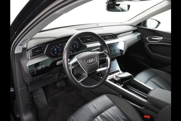 Audi e-tron 50 Quattro Launch Edition Plus 71kWh Leder SOH=91% Panoramadak Adap.Cruise Android Auto Wireless Apple Carplay Navi Ecc Luchtver Memory Stoelverwarming Led Elek.Achterklep Keyless 1e Eigenaar Origineel Nederlandse Auto