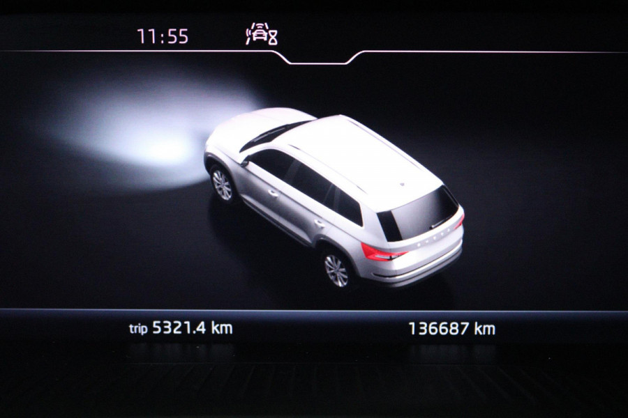 Škoda Kodiaq 1.5 TSI Sportline Business (TREKHAAK, DIGITALE COCKPIT, STOEL/STUUR VERWARMING, CAMERA, ELEKTR STOELEN, SFEER) Škoda Kodiaq 1.5 TSI Sportline Business (TREKHAAK, DIGITALE COCKPIT, STOEL/STUUR VERWARMING, CAMERA, ELEKTR STOELEN, SFEER)